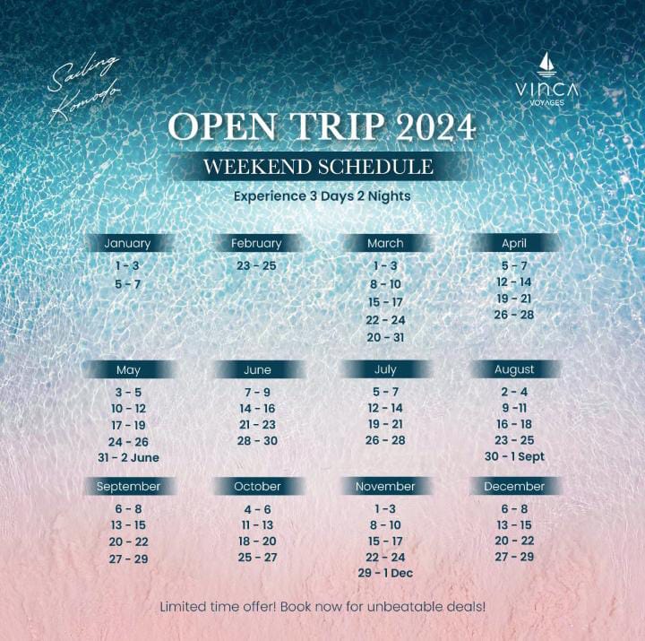 vinca trip schedule